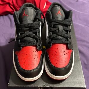 Black and Red Sneakers